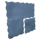 PISO DE CAUCHO RECICLADO NEGRO INTERLOCK  VENTA POR UNIDAD