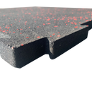 PISO DE CAUCHO RECICLADO CHISPAS PARA GIMNASIO VENTA POR UNIDAD