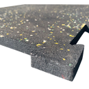 PISO DE CAUCHO RECICLADO CHISPAS PARA GIMNASIO VENTA POR UNIDAD