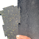 PISO DE CAUCHO RECICLADO CHISPAS PARA GIMNASIO VENTA POR UNIDAD