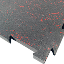 PISO DE CAUCHO RECICLADO CHISPAS PARA GIMNASIO VENTA POR UNIDAD