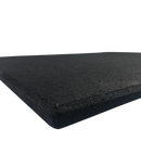 PISO DE CAUCHO RECICLADO NEGRO LISO VENTA POR UNIDAD